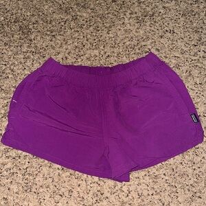 Purple Patagonia shorts